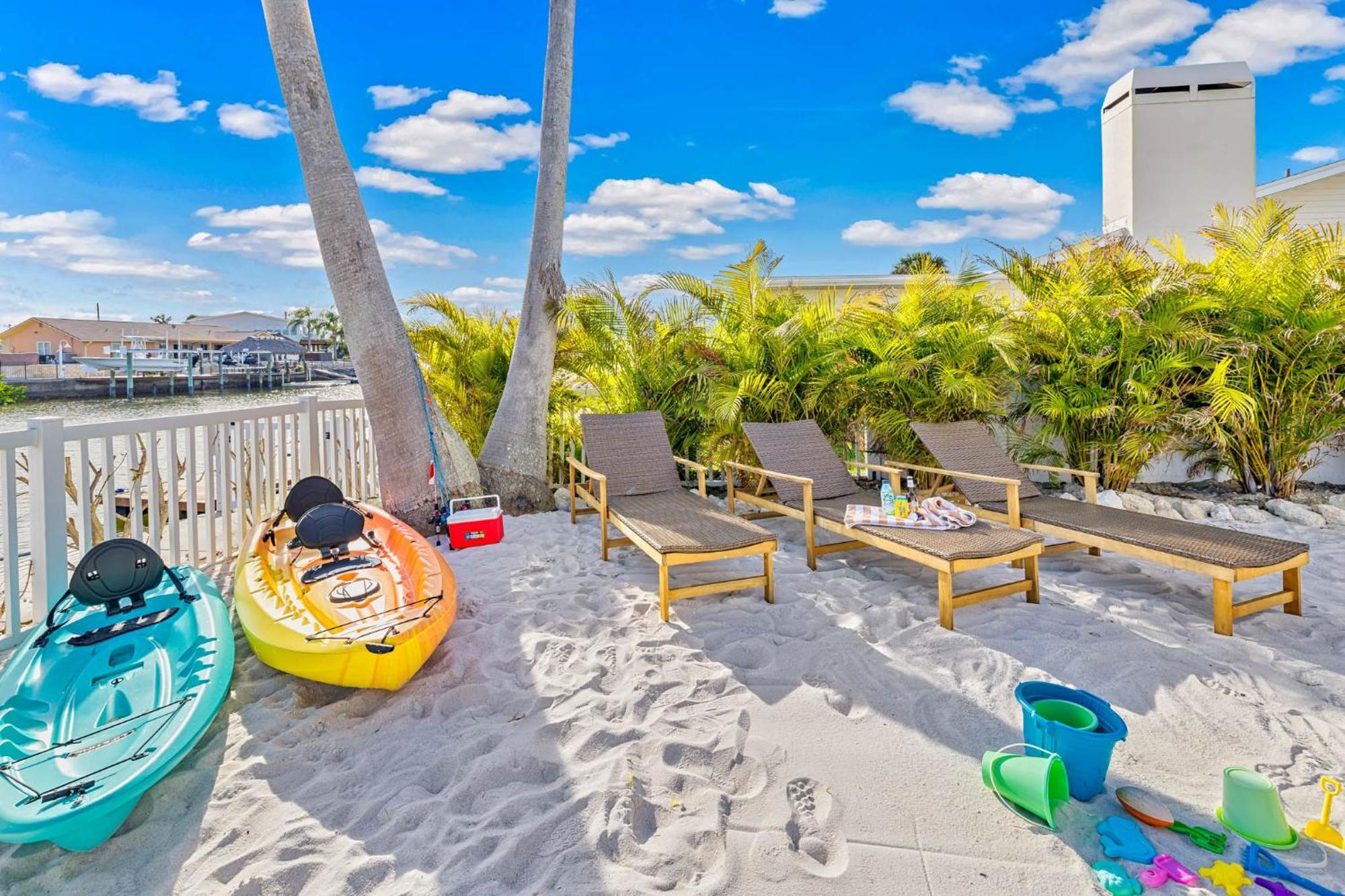 5 Bed3Bath Waterfront Pool Home With Full Gym, Office, And Heated Pool! Hernando Beach エクステリア 写真